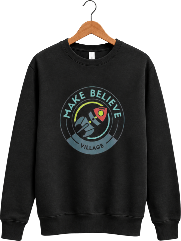 Black crewneck